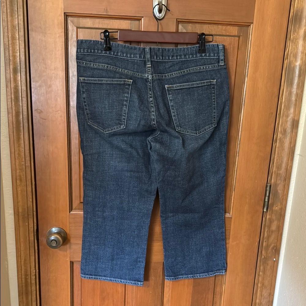 J. Crew Women's Cropped stretch Jeans - Dark Blue